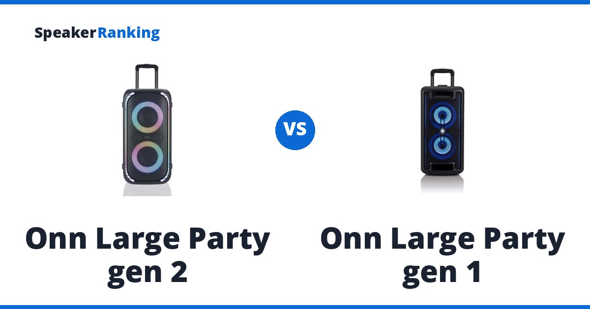 Onn Large Party gen 2 vs Onn Large Party gen 1