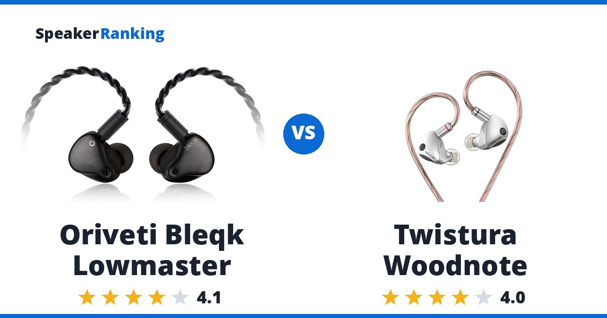 Oriveti Bleqk Lowmaster vs Twistura Woodnote