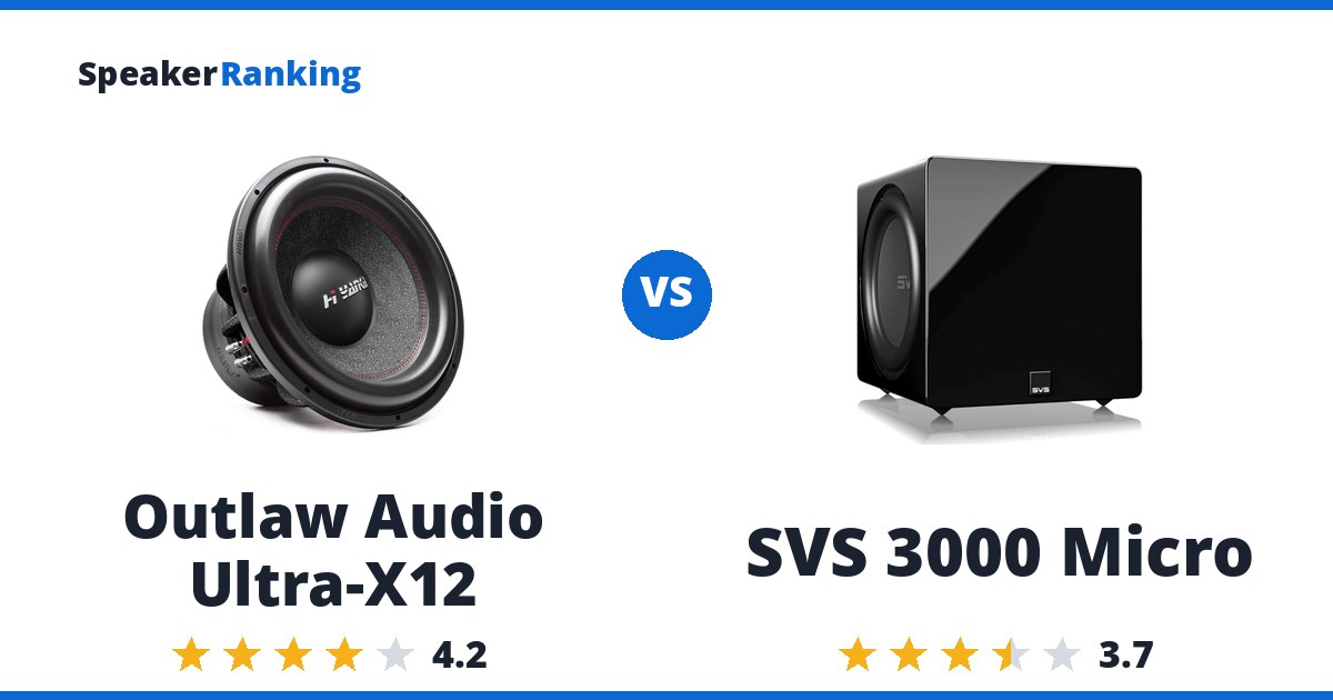 Outlaw Audio Ultra-X12 vs SVS 3000 Micro