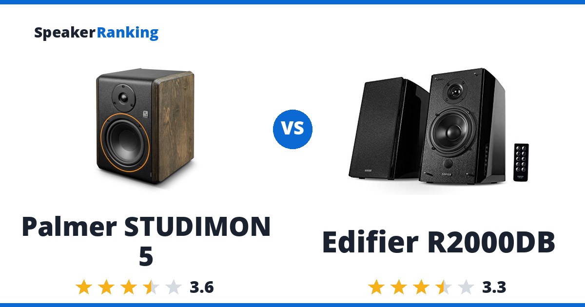 Palmer STUDIMON 5 vs Edifier R2000DB