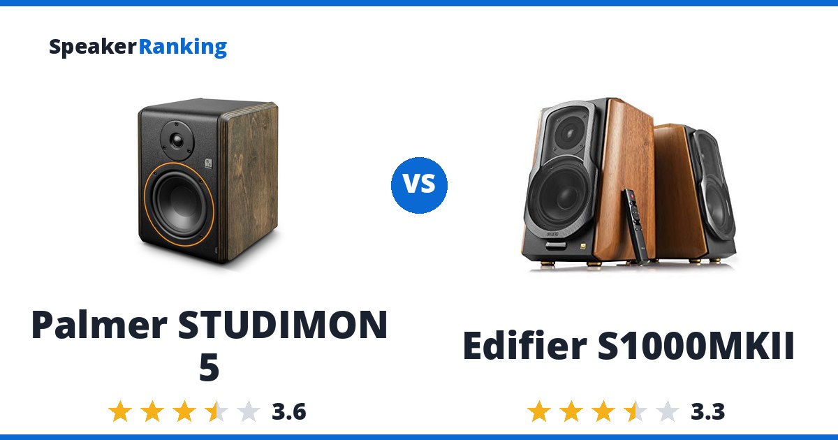 Palmer STUDIMON 5 vs Edifier S1000MKII