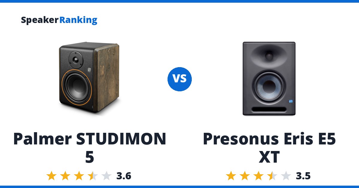 Palmer STUDIMON 5 vs Presonus Eris E5 XT
