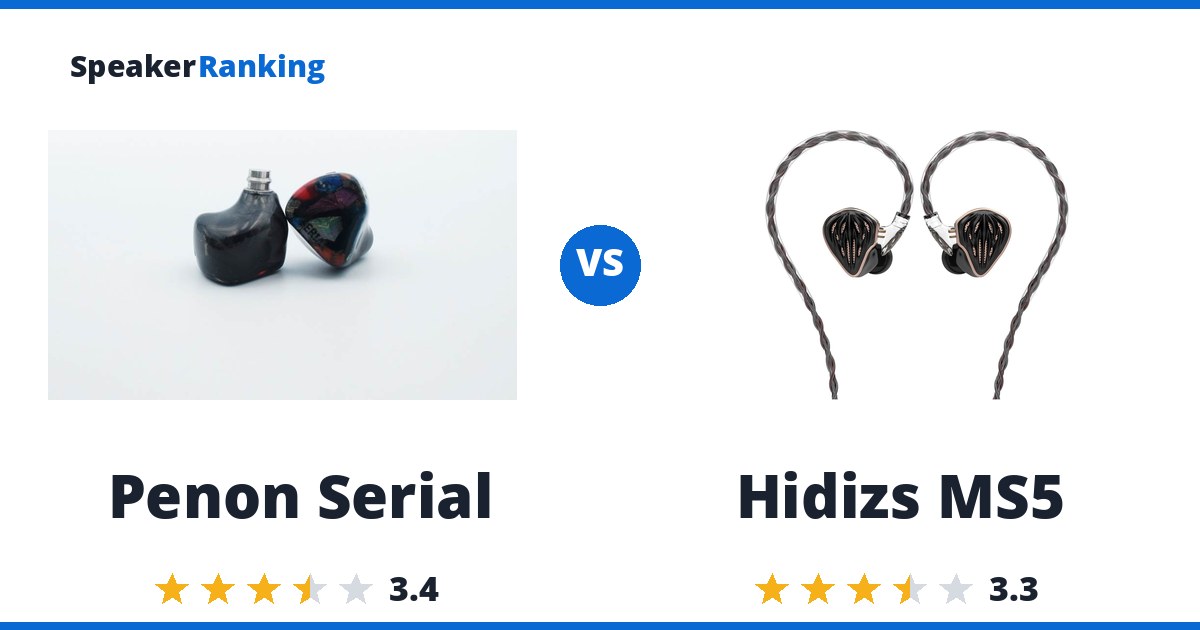 Penon Serial vs Hidizs MS5