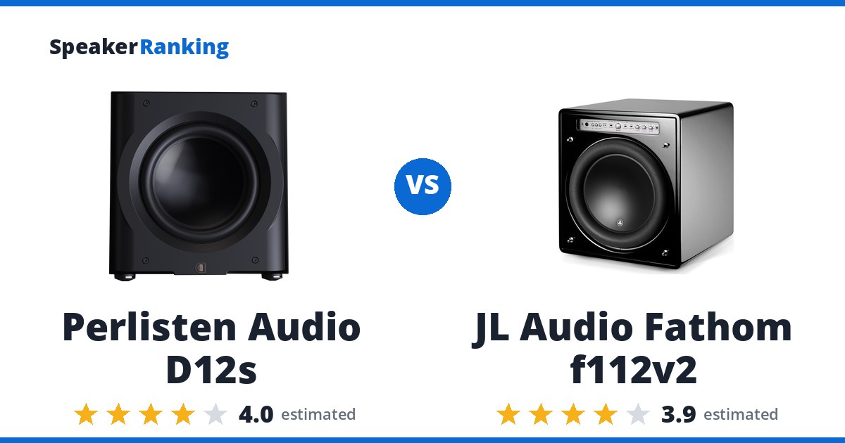 Perlisten Audio D12s vs JL Audio Fathom f112v2