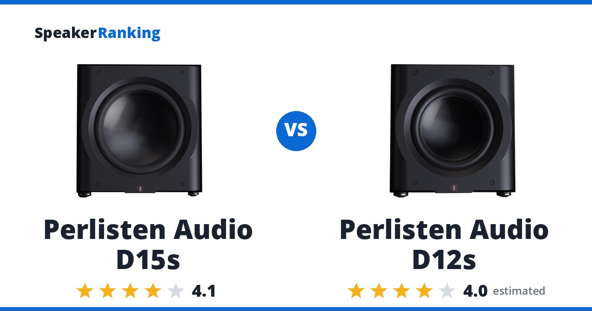 Perlisten Audio D15s vs Perlisten Audio D12s