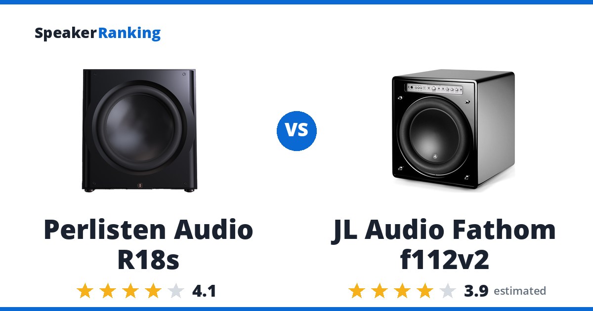 Perlisten Audio R18s vs JL Audio Fathom f112v2