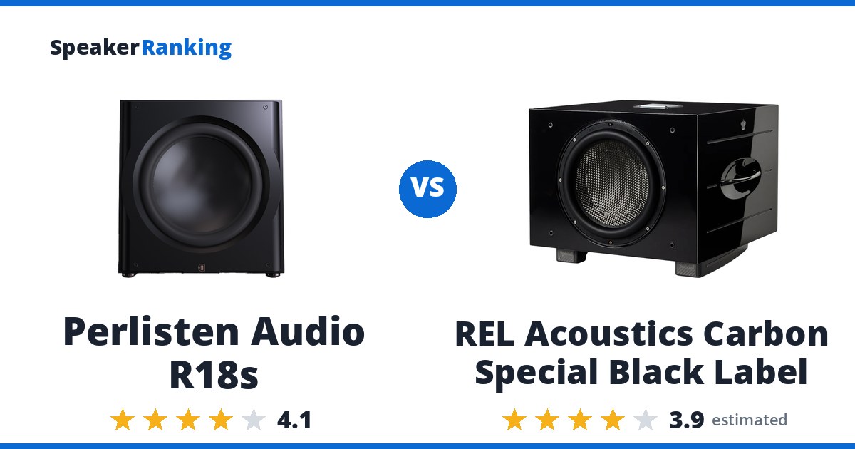 Perlisten Audio R18s vs REL Acoustics Carbon Special Black Label