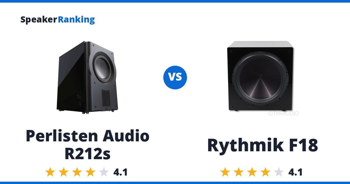 Perlisten Audio R212s vs Rythmik F18