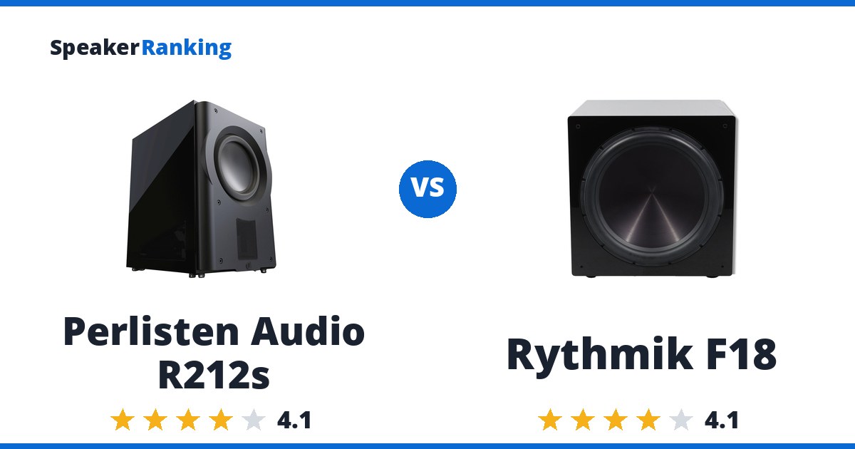 Perlisten Audio R212s vs Rythmik F18