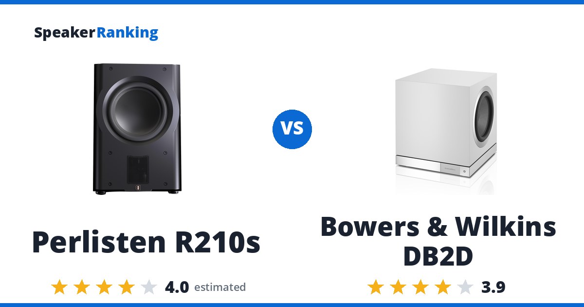 Perlisten R210s vs Bowers & Wilkins DB2D