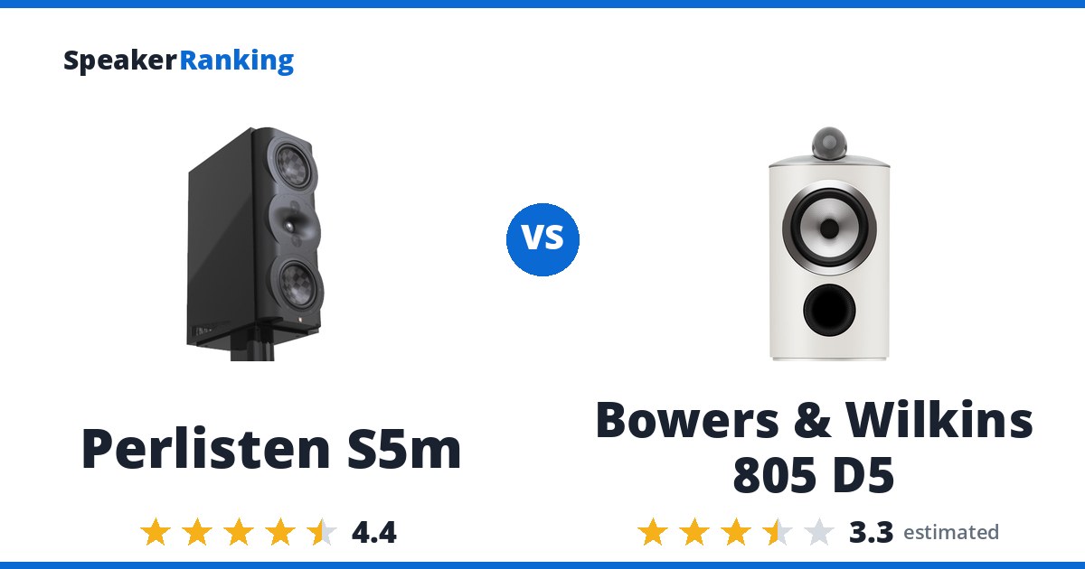 Perlisten S5m vs Bowers & Wilkins 805 D5