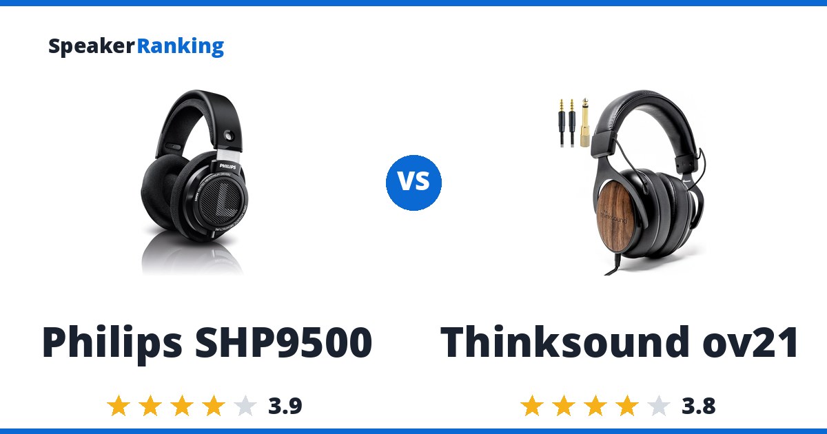 Philips SHP9500 vs Thinksound ov21