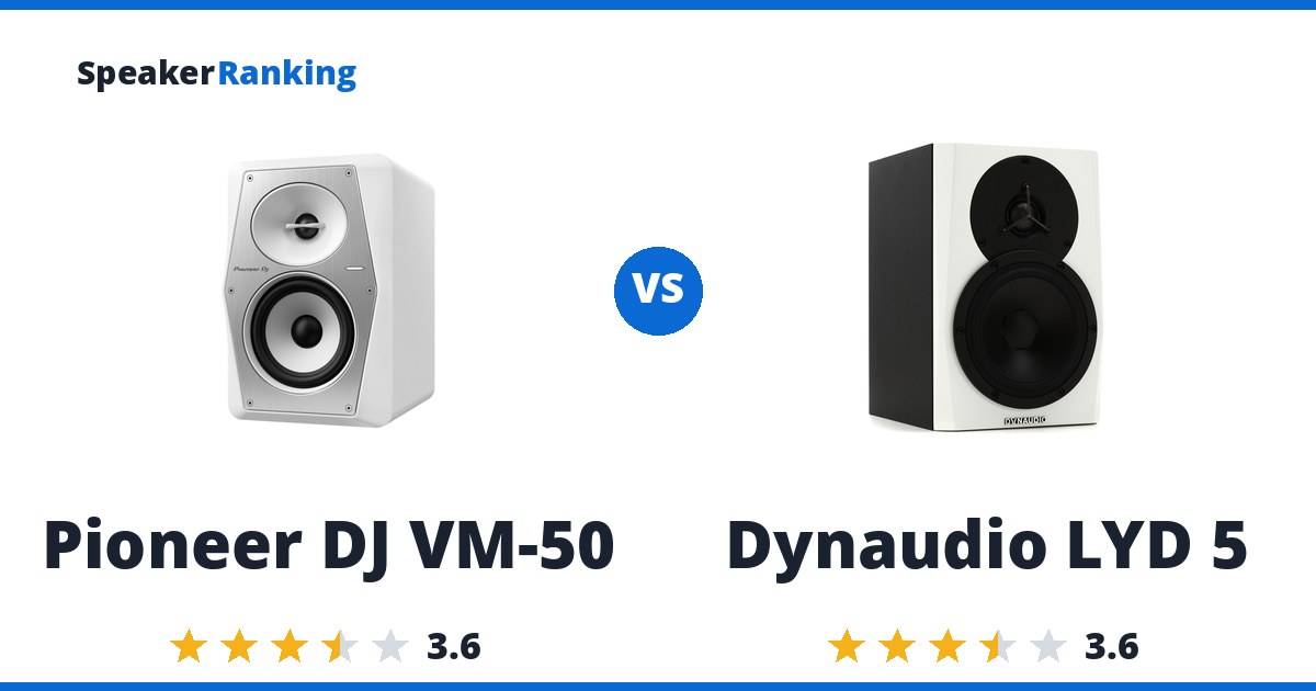 Pioneer DJ VM-50 vs Dynaudio LYD 5
