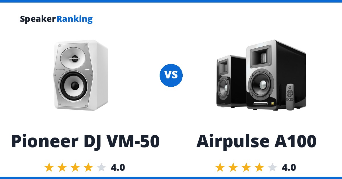 Pioneer DJ VM-50 vs Airpulse A100