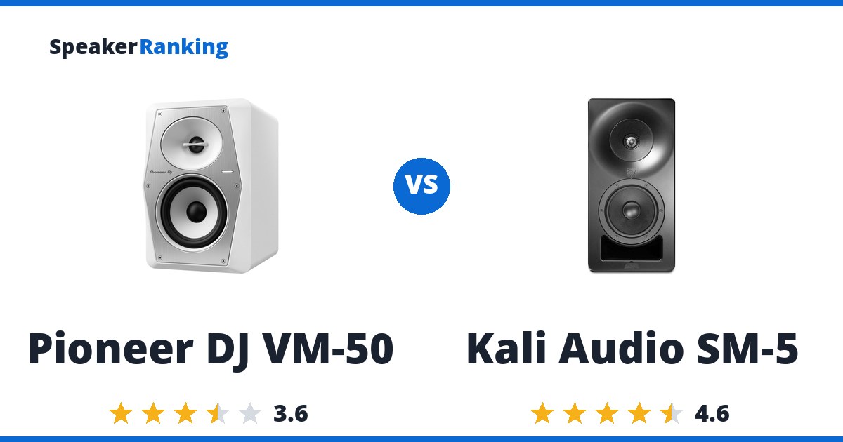 Pioneer DJ VM-50 vs Kali Audio SM-5
