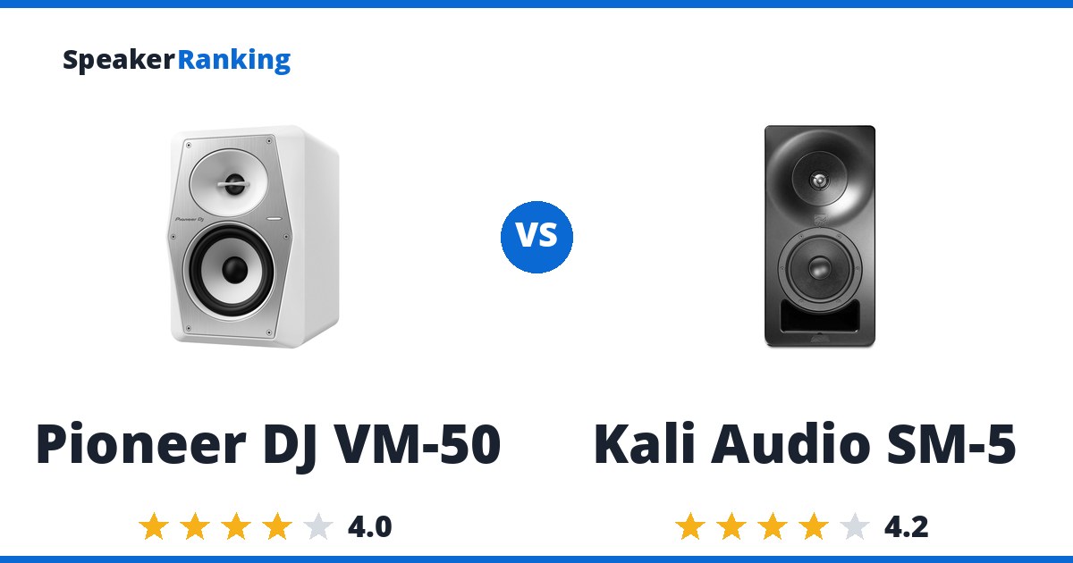 Pioneer DJ VM-50 vs Kali Audio SM-5