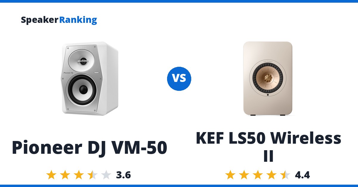 Pioneer DJ VM-50 vs KEF LS50 Wireless II
