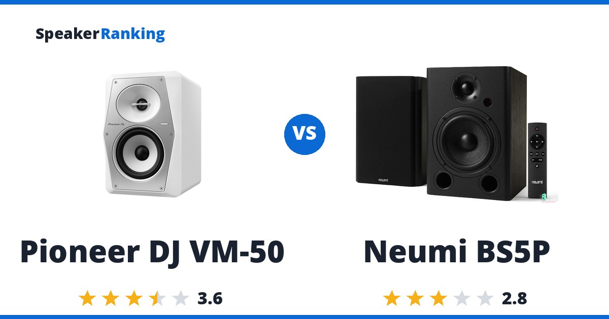 Pioneer DJ VM-50 vs Neumi BS5P