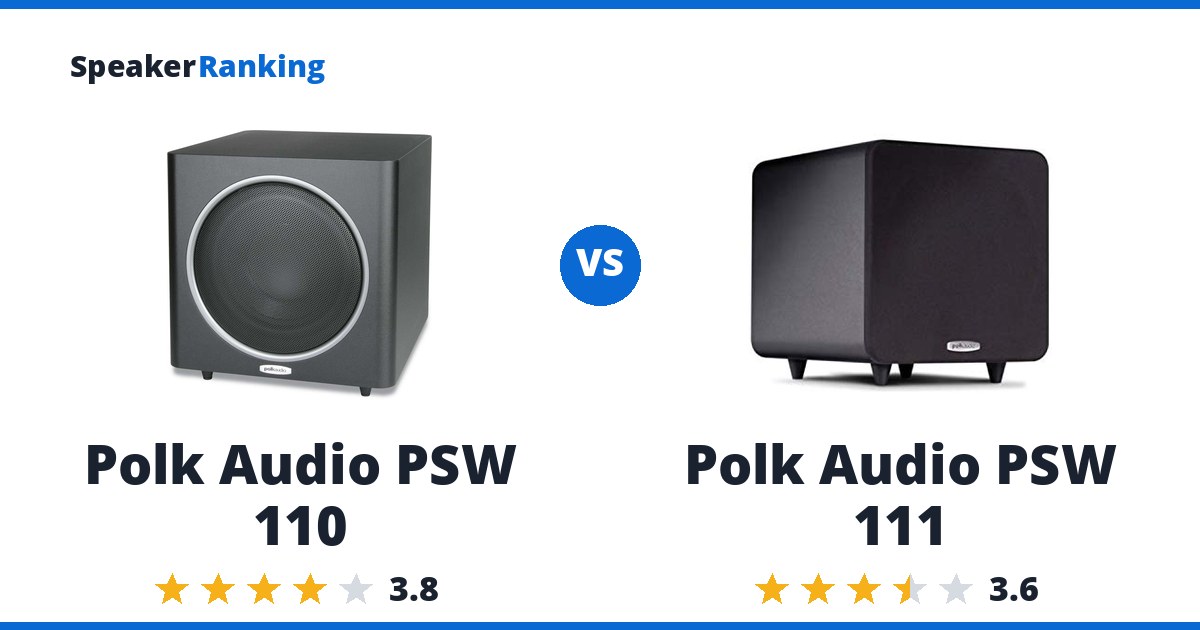 Polk Audio PSW 110 vs Polk Audio PSW 111