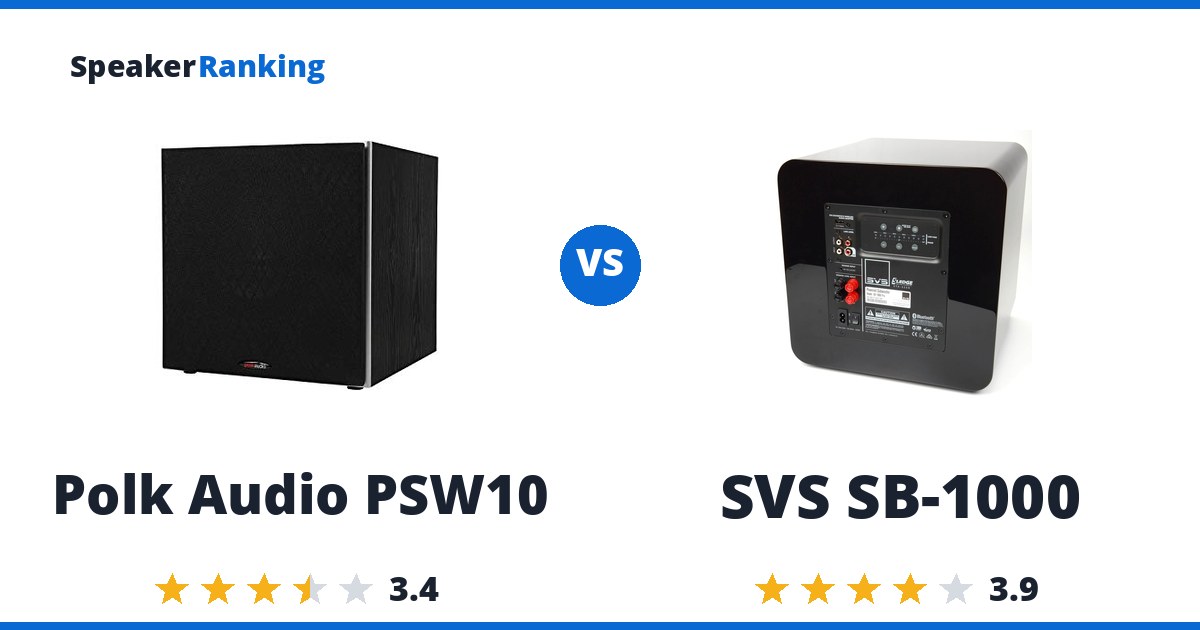 Polk Audio PSW10 vs SVS SB-1000
