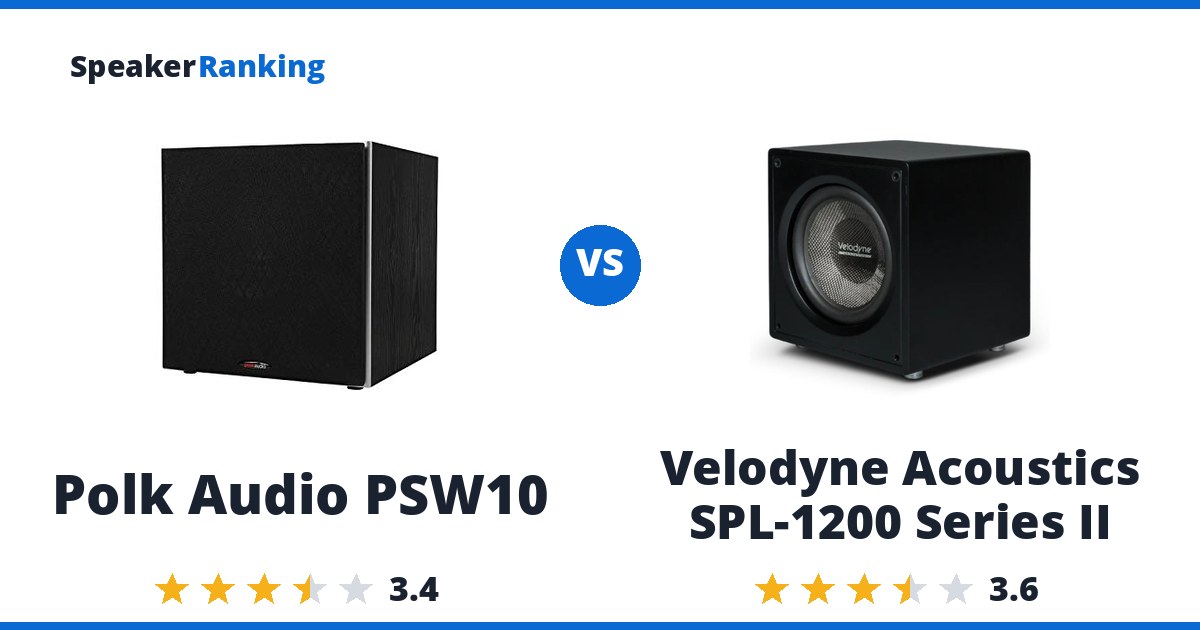 Polk Audio PSW10 vs Velodyne Acoustics SPL-1200 Series II