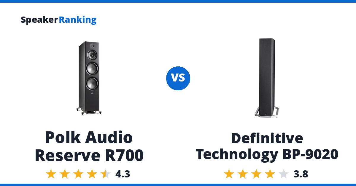 Polk Audio Reserve R700 vs Definitive Technology BP-9020
