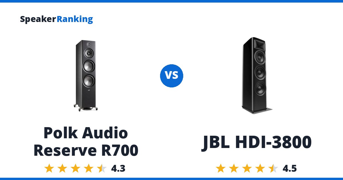 Polk Audio Reserve R700 vs JBL HDI-3800
