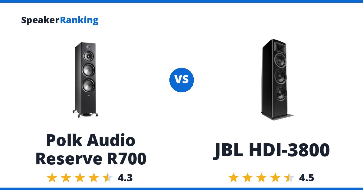 Polk Audio Reserve R700 vs JBL HDI-3800