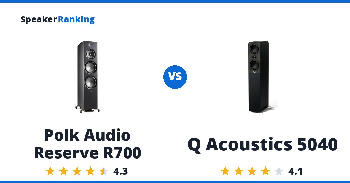 Polk Audio Reserve R700 vs Q Acoustics 5040