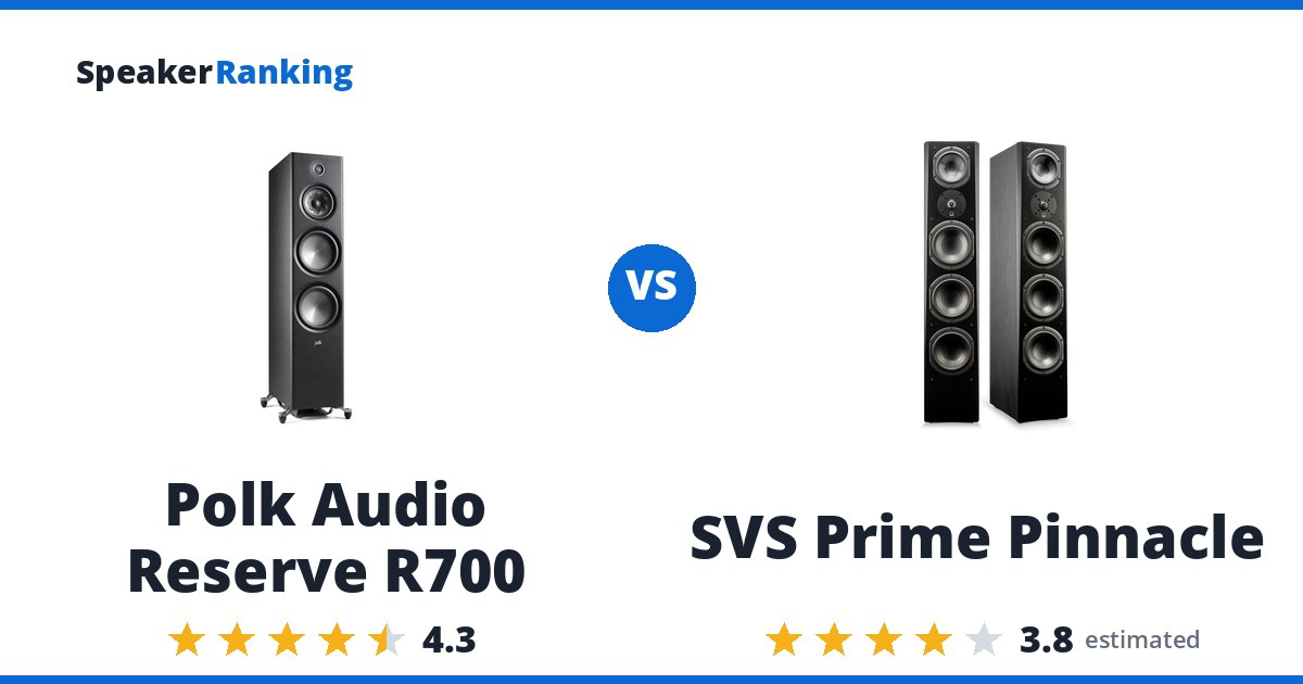 Polk Audio Reserve R700 vs SVS Prime Pinnacle