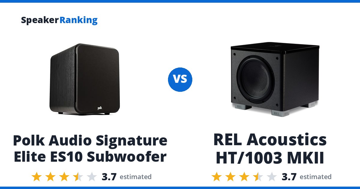 Polk Audio Signature Elite ES10 Subwoofer vs REL Acoustics HT/1003 MKII