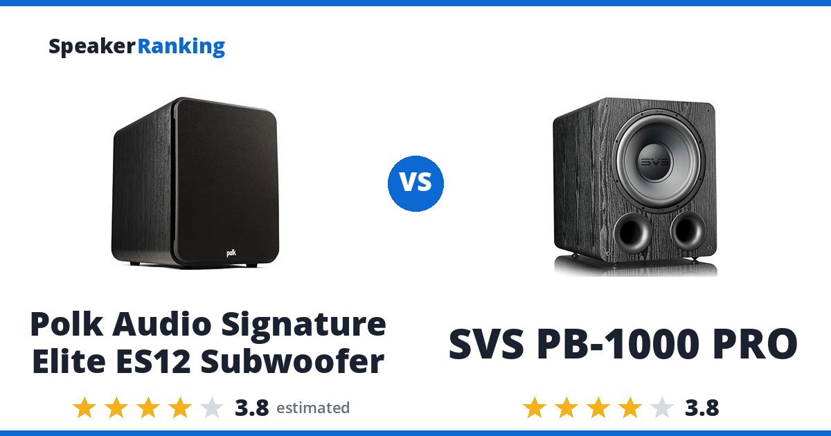 Polk Audio Signature Elite ES12 Subwoofer vs SVS PB-1000 PRO