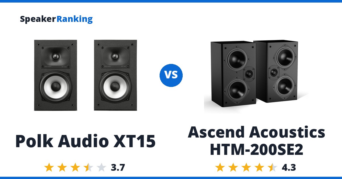 Polk Audio XT15 vs Ascend Acoustics HTM-200SE2