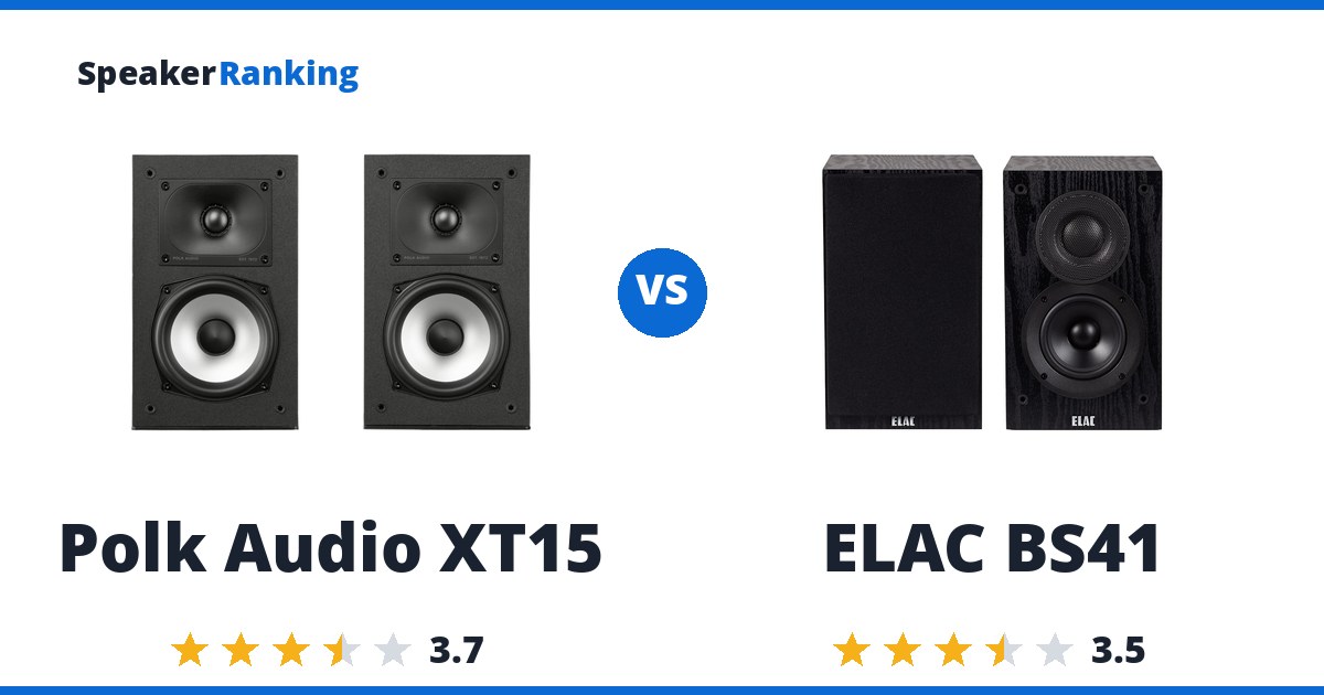 Polk Audio XT15 vs ELAC BS41