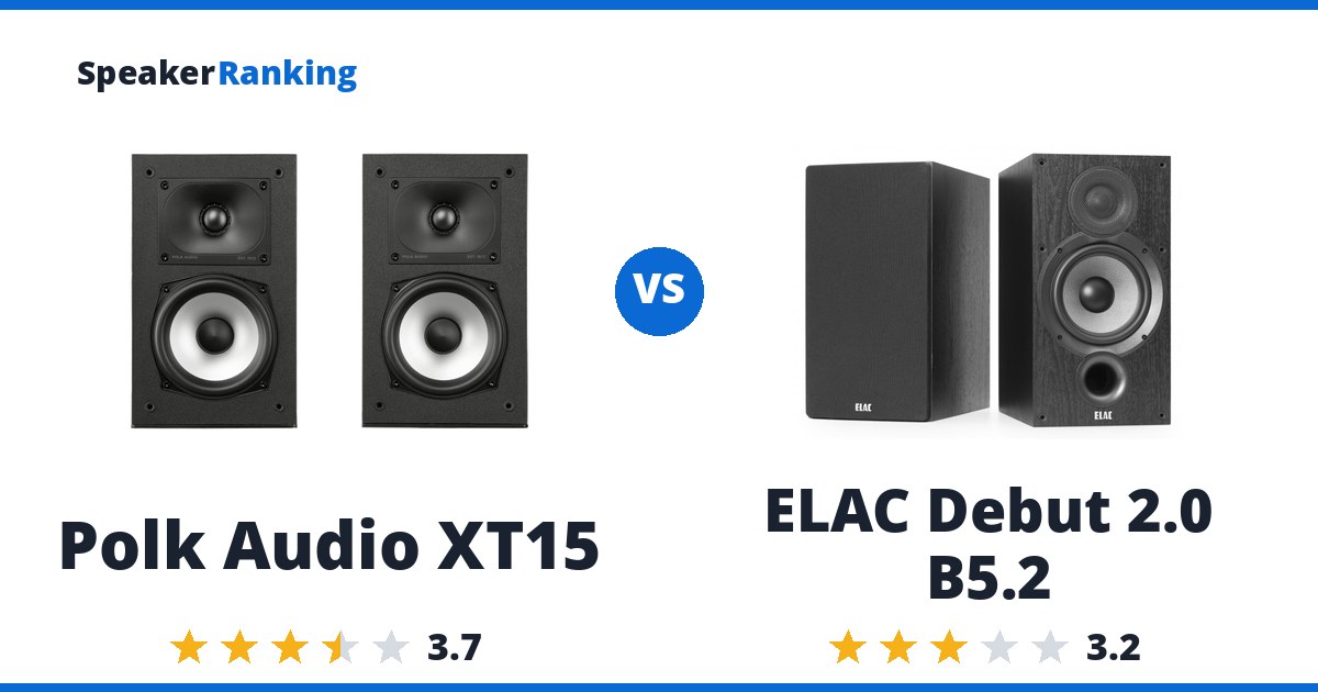 Polk Audio XT15 vs ELAC Debut 2.0 B5.2
