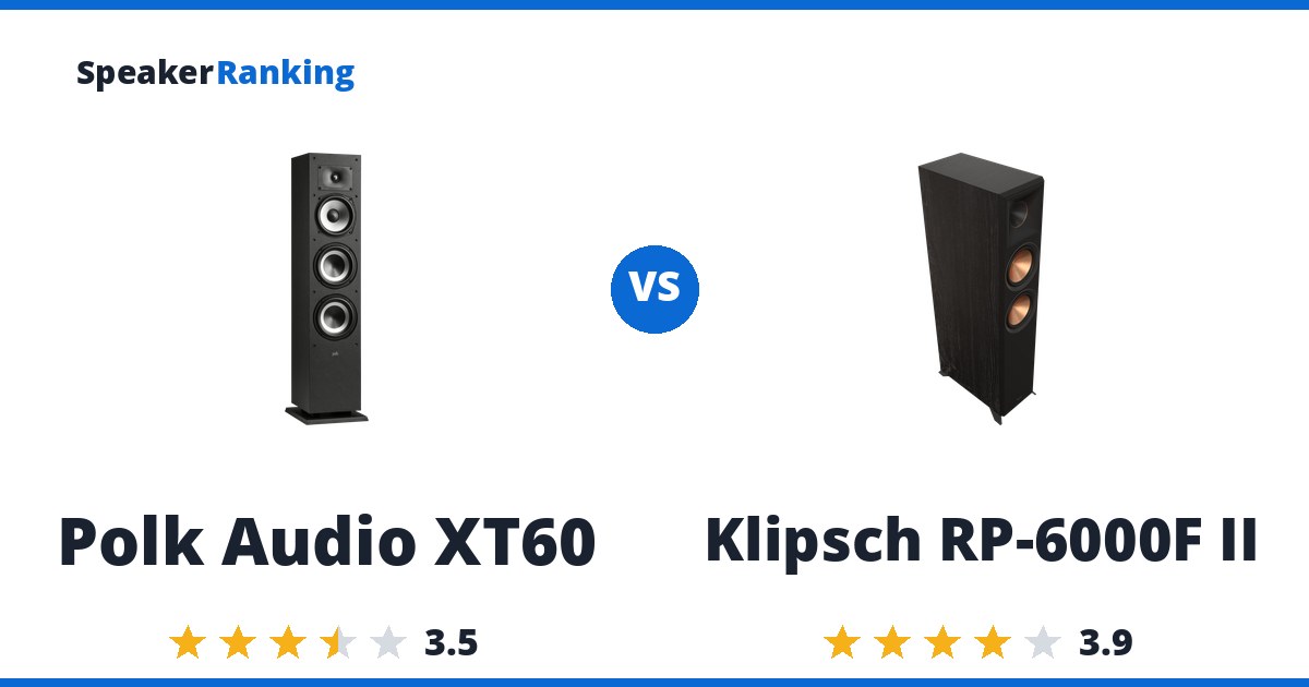 Polk Audio XT60 vs Klipsch RP-6000F II