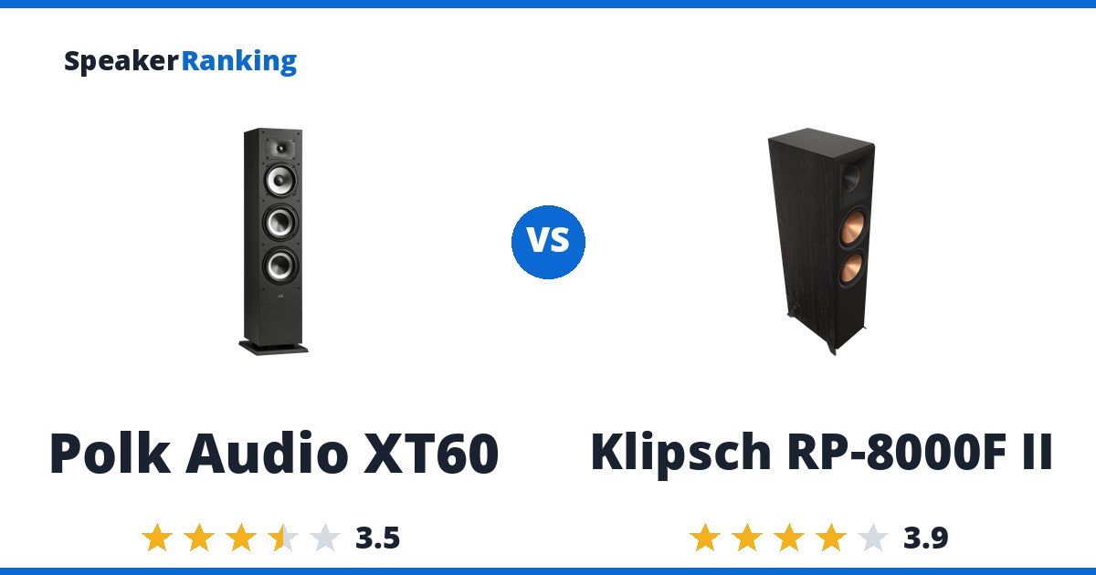 Polk Audio XT60 vs Klipsch RP-8000F II