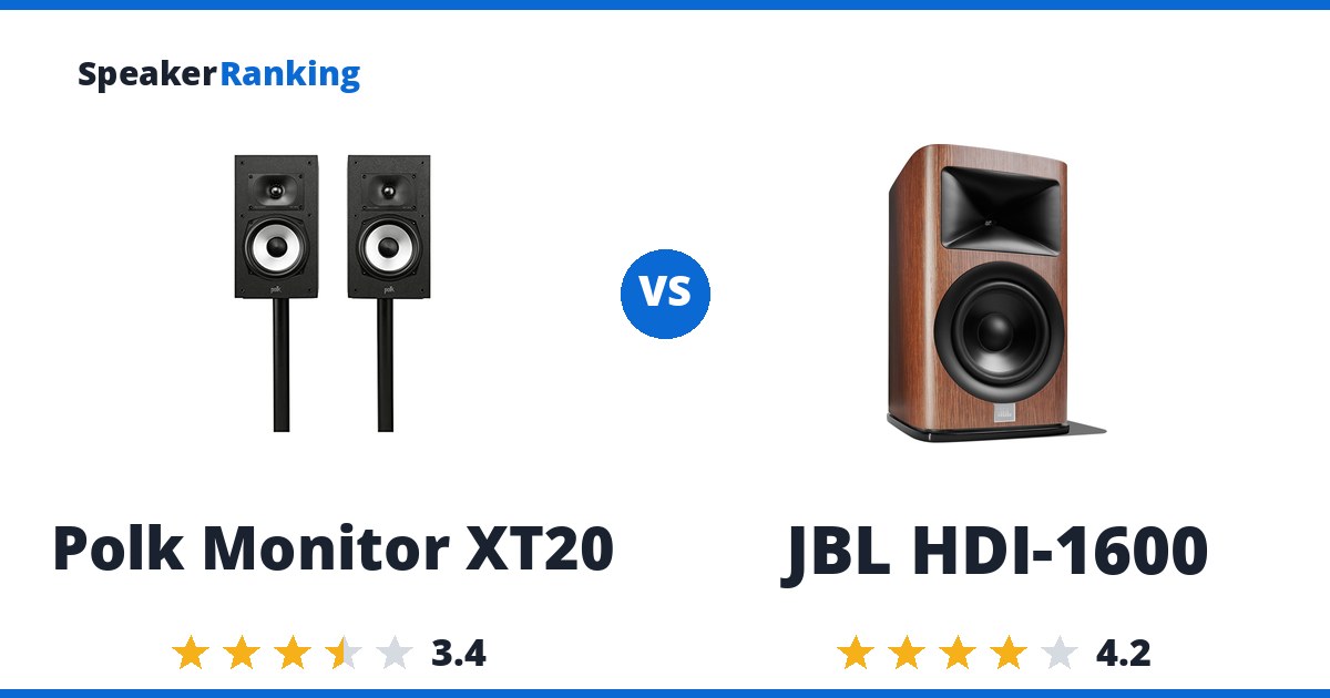 Polk Monitor XT20 vs JBL HDI-1600