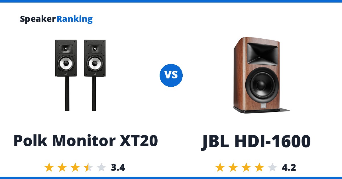 Polk Monitor XT20 vs JBL HDI-1600