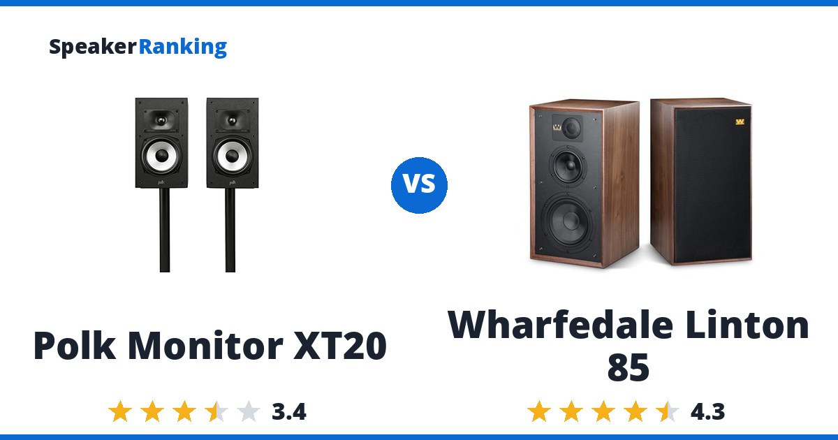 Polk Monitor XT20 vs Wharfedale Linton 85