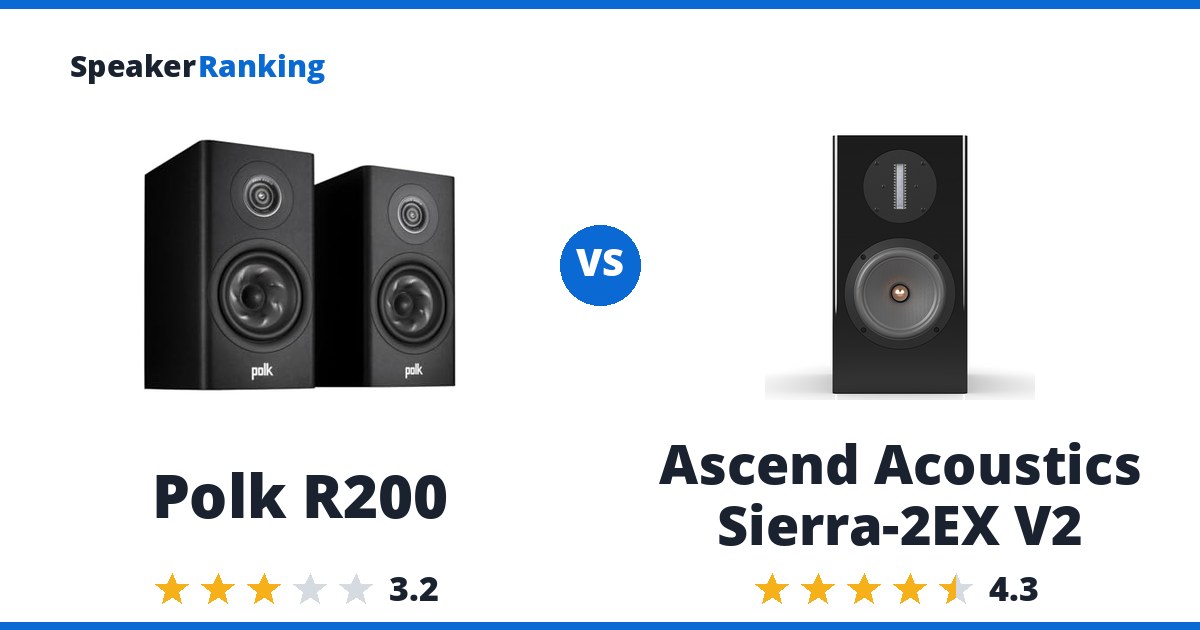 Polk R200 vs Ascend Acoustics Sierra-2EX V2
