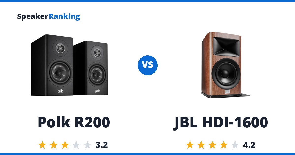 Polk R200 vs JBL HDI-1600