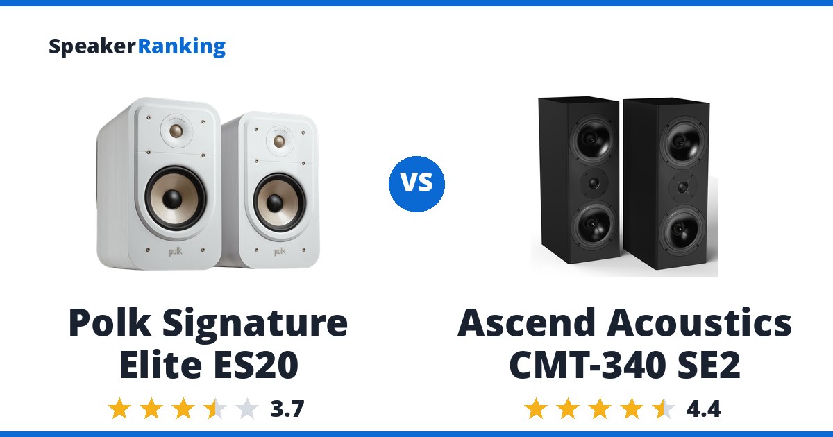 Polk Signature Elite ES20 vs Ascend Acoustics CMT-340 SE2