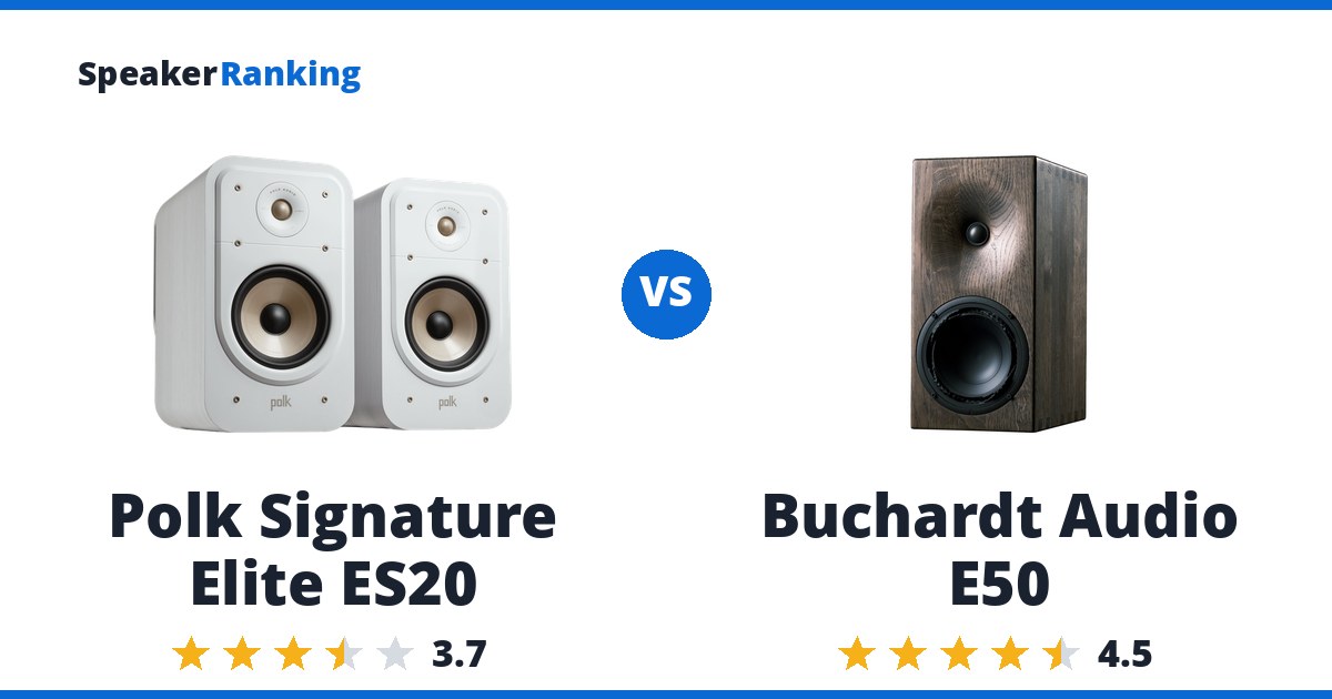 Polk Signature Elite ES20 vs Buchardt Audio E50