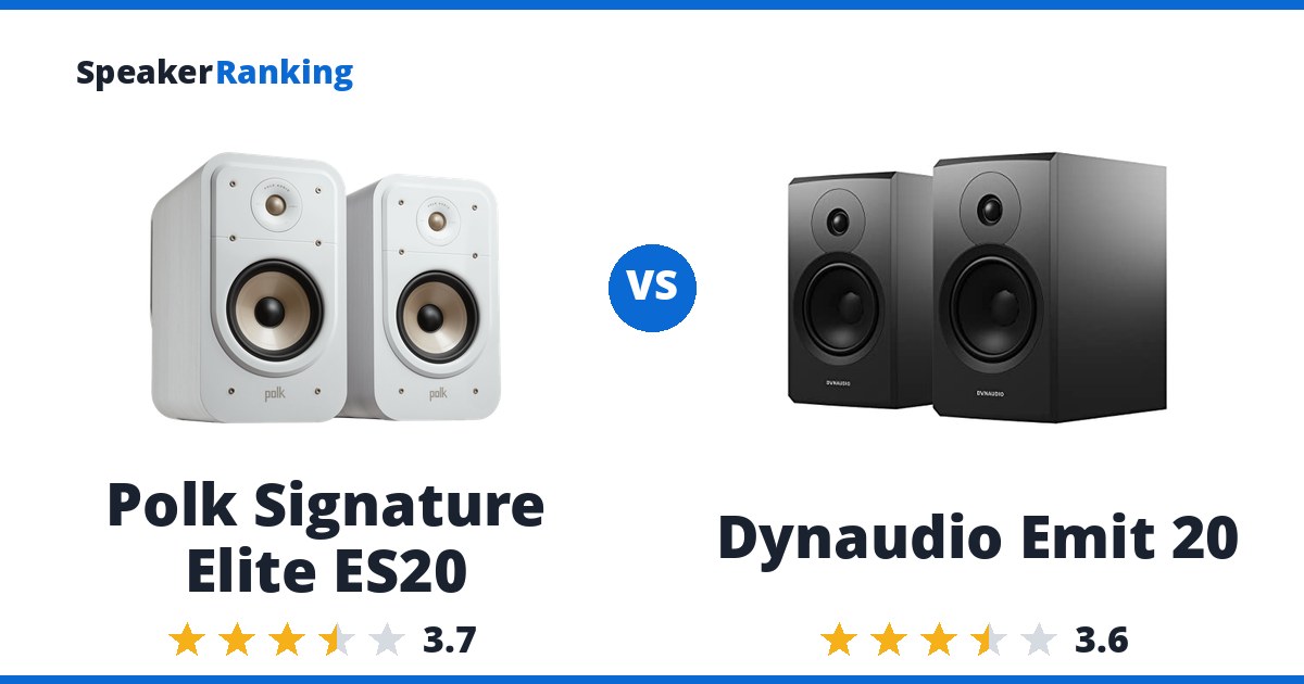 Polk Signature Elite ES20 vs Dynaudio Emit 20