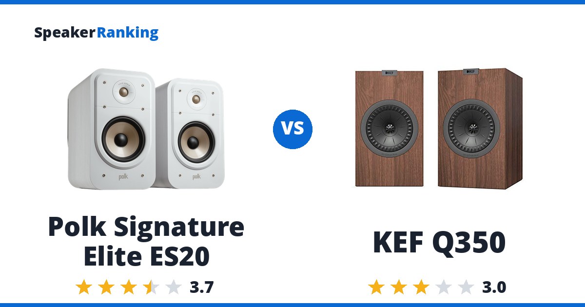 Polk Signature Elite ES20 vs KEF Q350