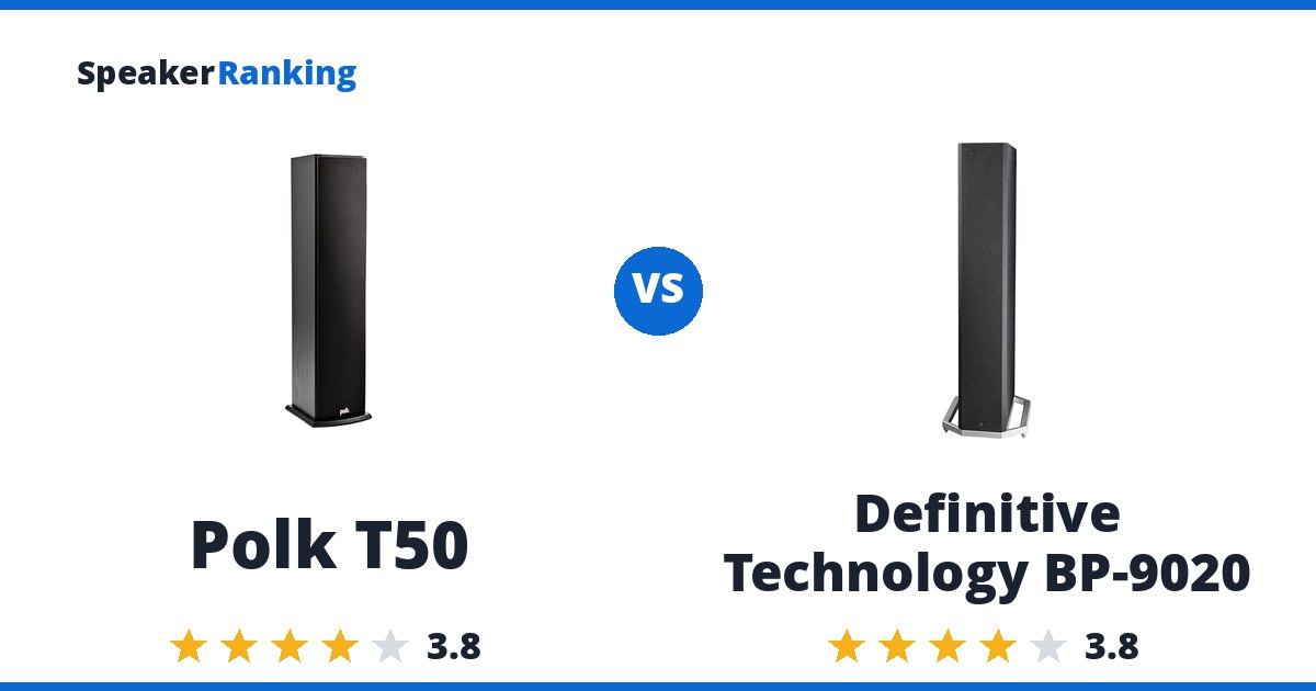 Polk T50 vs Definitive Technology BP-9020