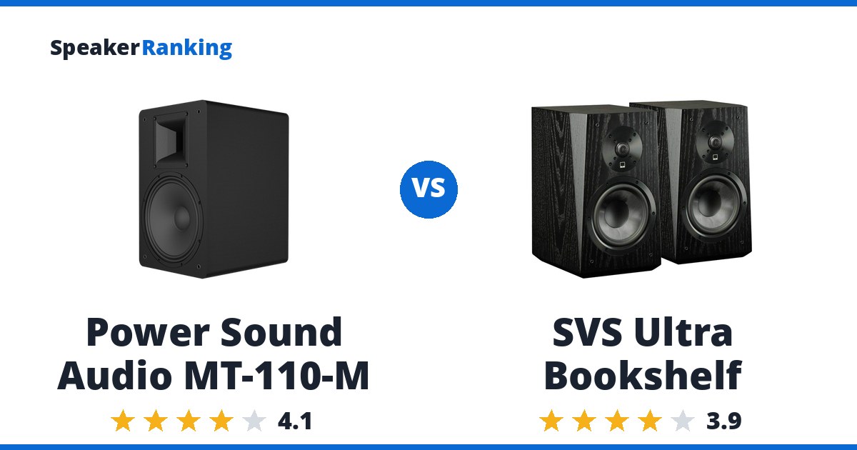 Power Sound Audio MT-110-M vs SVS Ultra Bookshelf