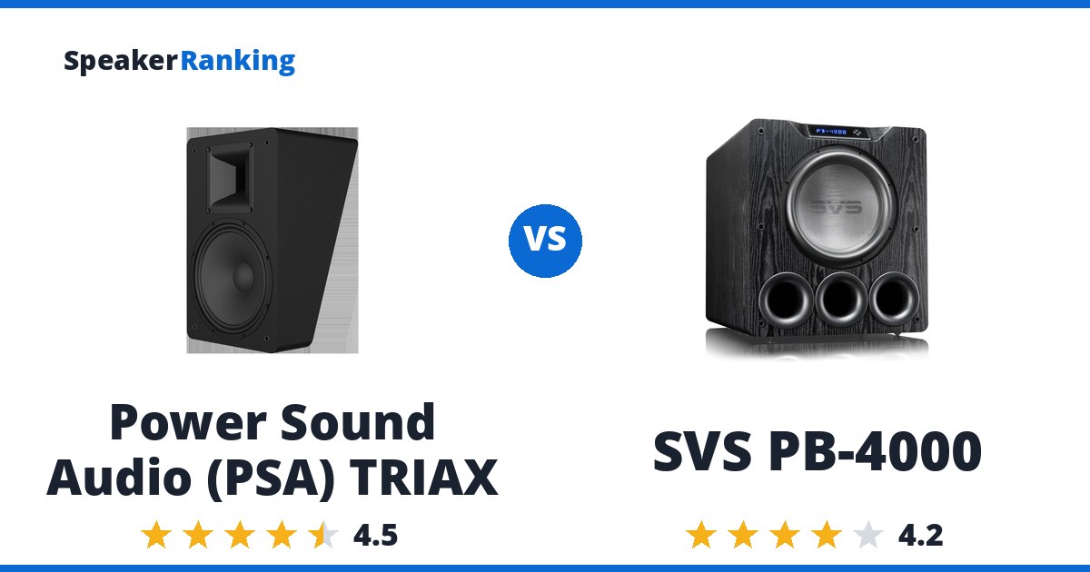 Power Sound Audio (PSA) TRIAX vs SVS PB-4000