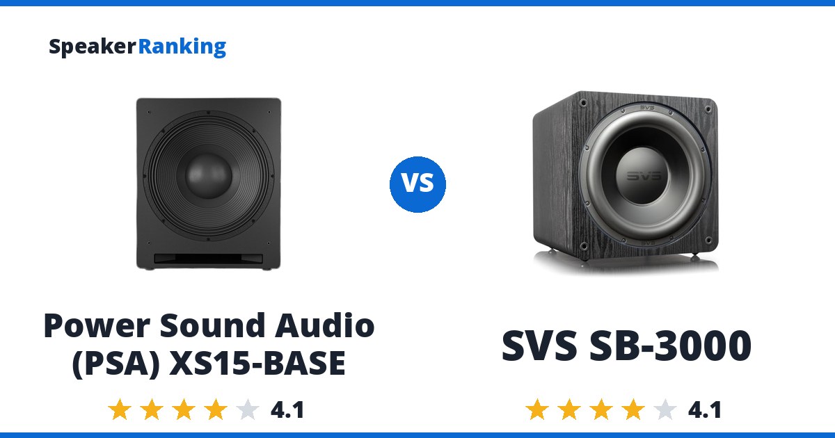 Power Sound Audio (PSA) XS15-BASE vs SVS SB-3000